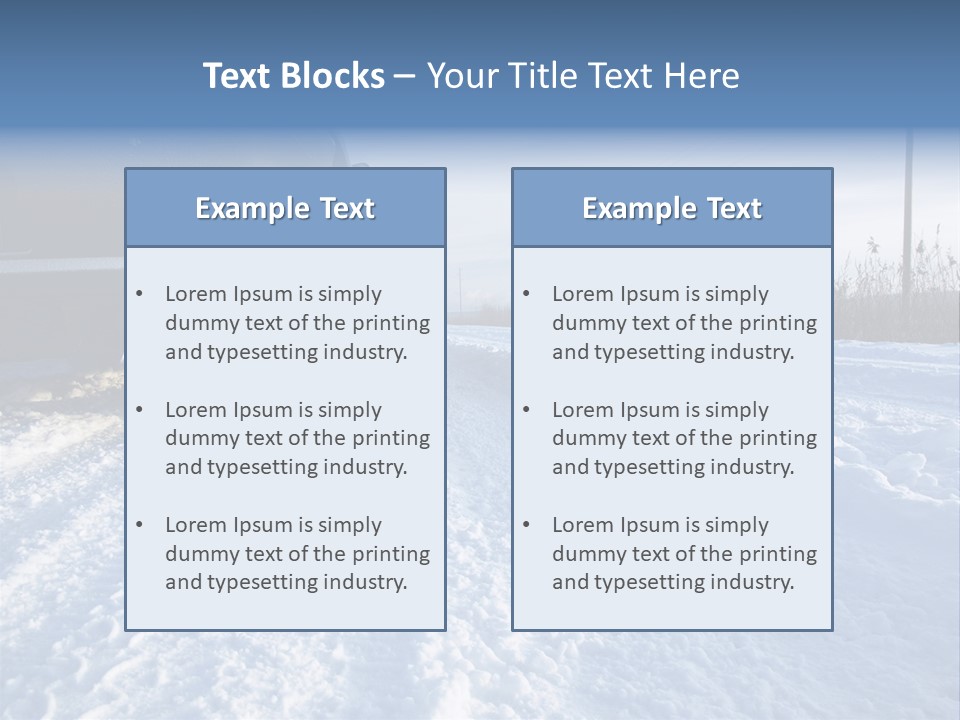 Risk Sky Route PowerPoint Template
