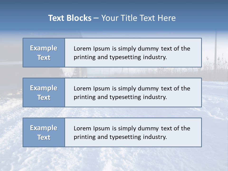Risk Sky Route PowerPoint Template