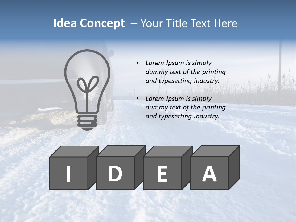 Risk Sky Route PowerPoint Template