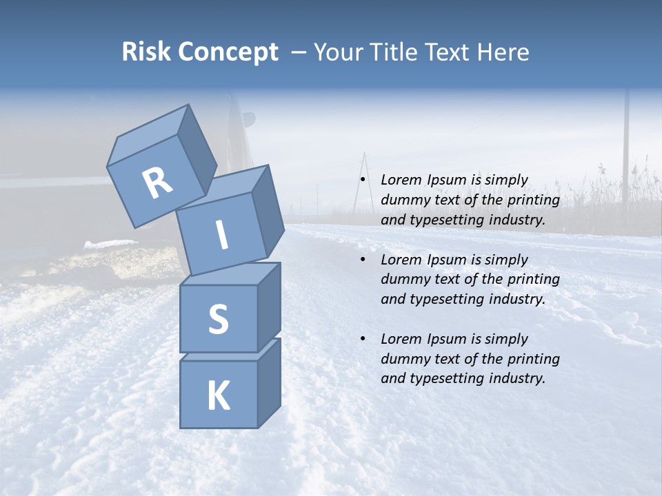 Risk Sky Route PowerPoint Template