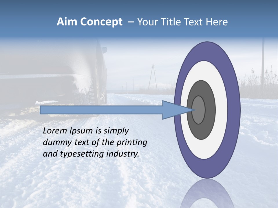 Risk Sky Route PowerPoint Template