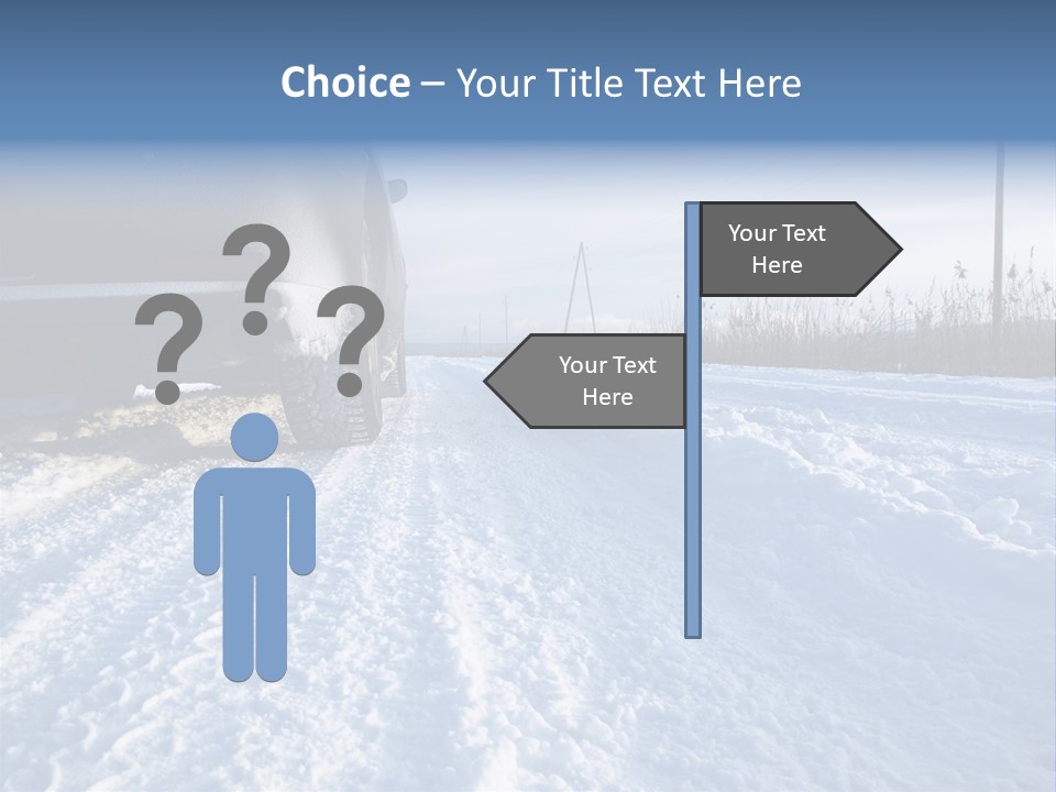 Risk Sky Route PowerPoint Template