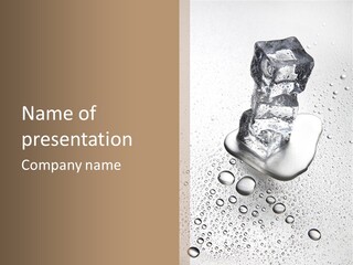 Melt Refreshing Cold PowerPoint Template