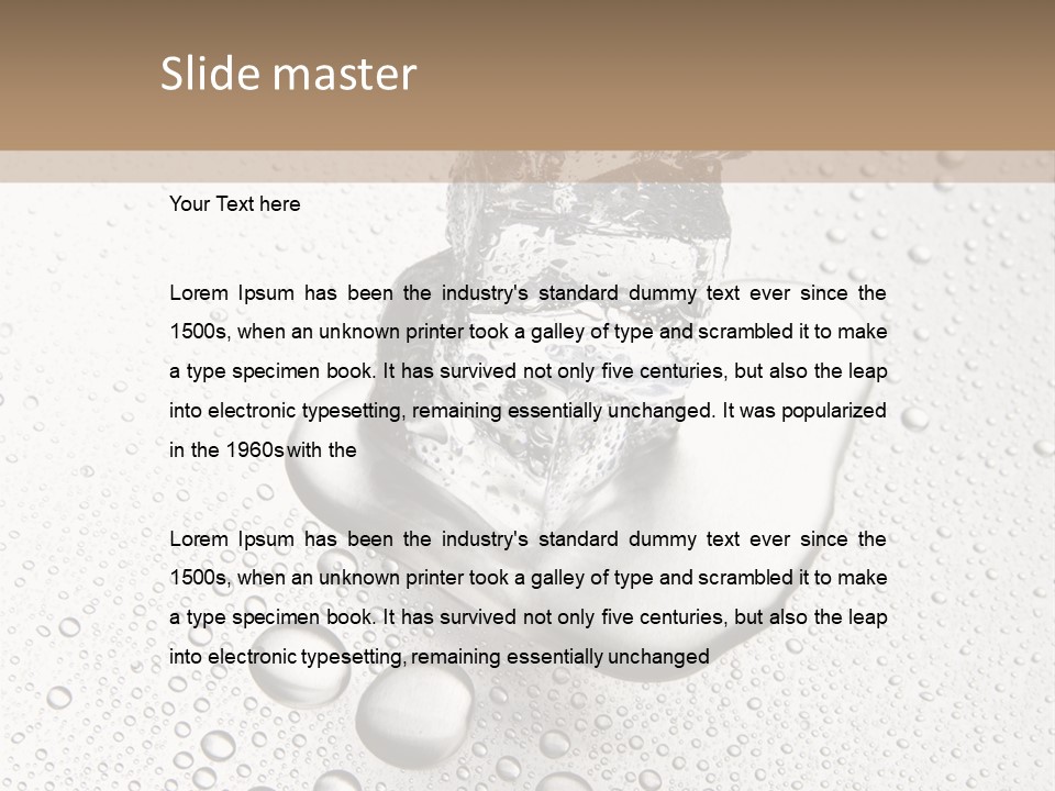 Melt Refreshing Cold PowerPoint Template