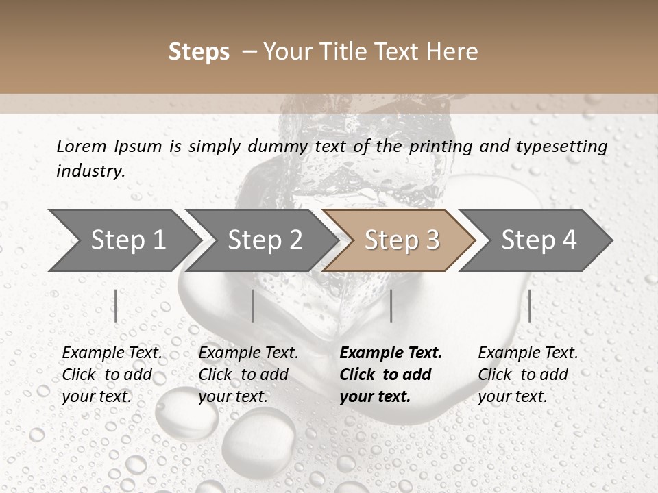 Melt Refreshing Cold PowerPoint Template