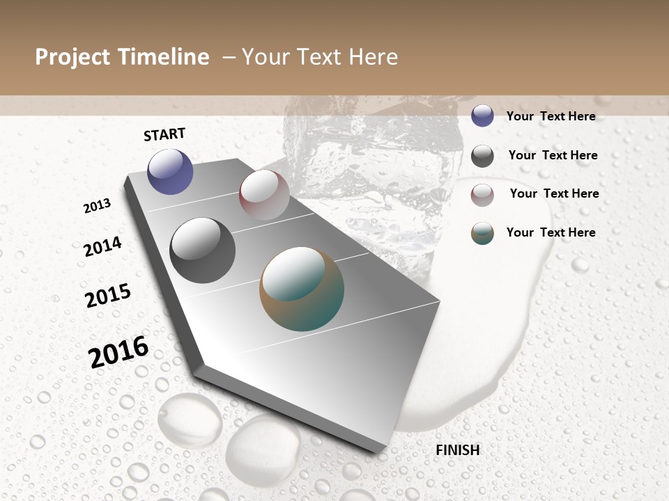 Melt Refreshing Cold PowerPoint Template