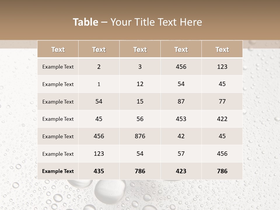 Melt Refreshing Cold PowerPoint Template