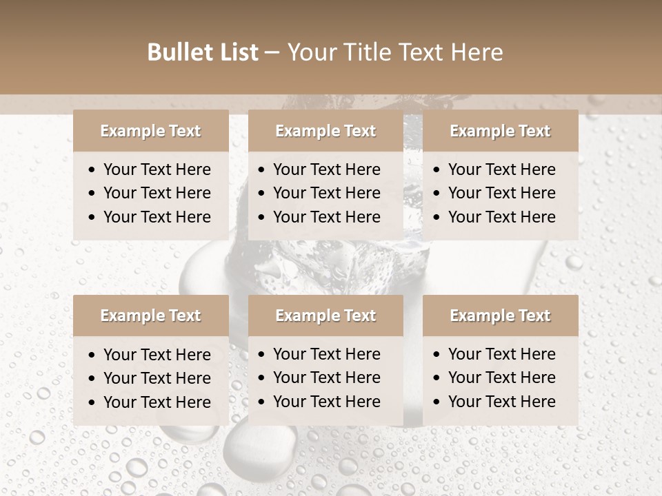 Melt Refreshing Cold PowerPoint Template