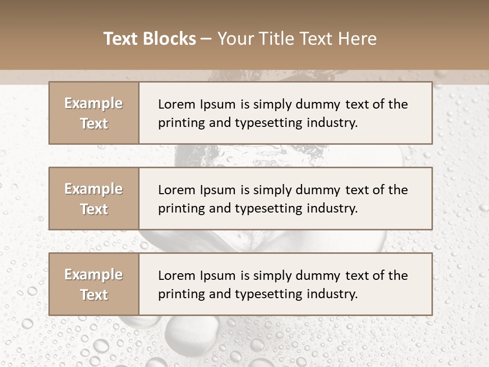 Melt Refreshing Cold PowerPoint Template