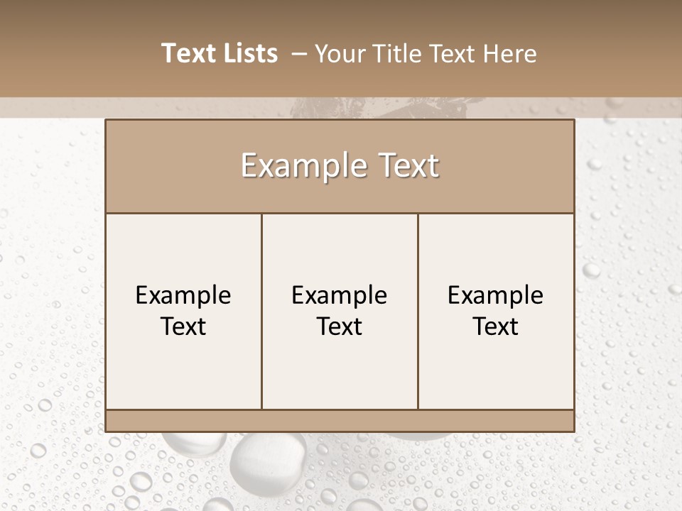 Melt Refreshing Cold PowerPoint Template
