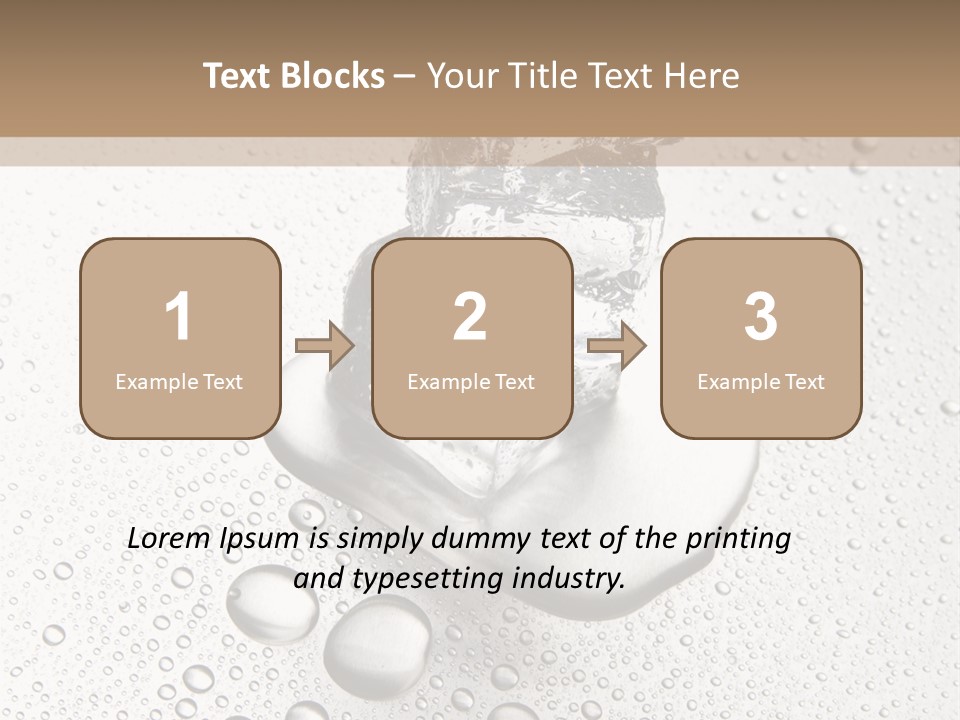 Melt Refreshing Cold PowerPoint Template