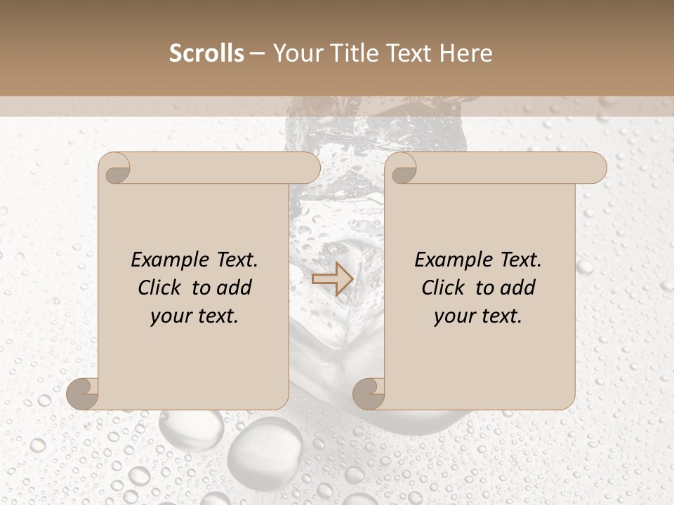 Melt Refreshing Cold PowerPoint Template