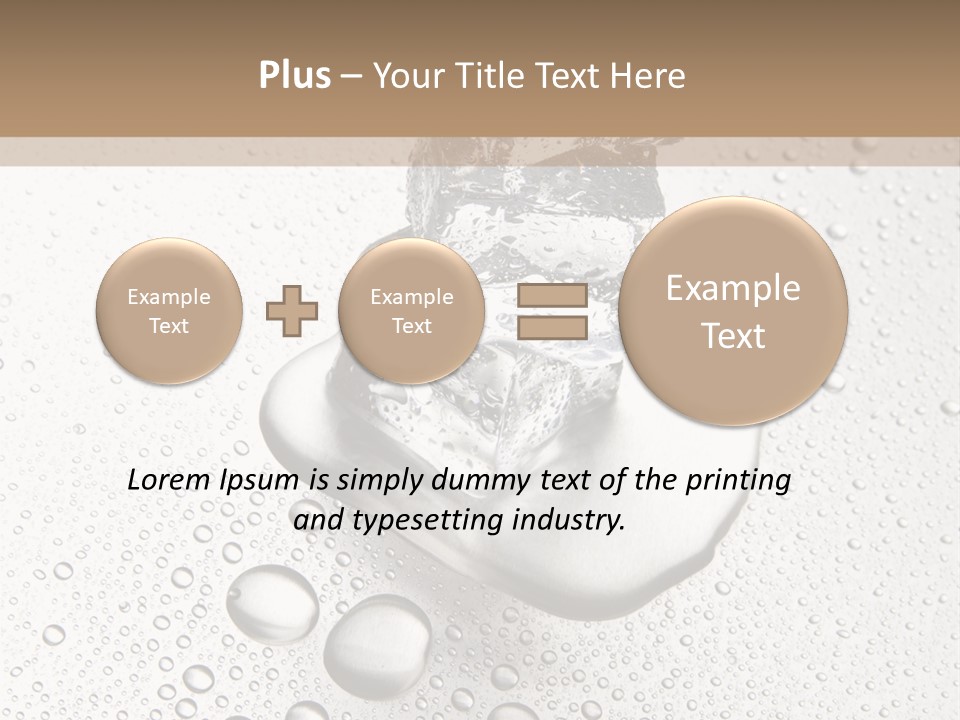 Melt Refreshing Cold PowerPoint Template