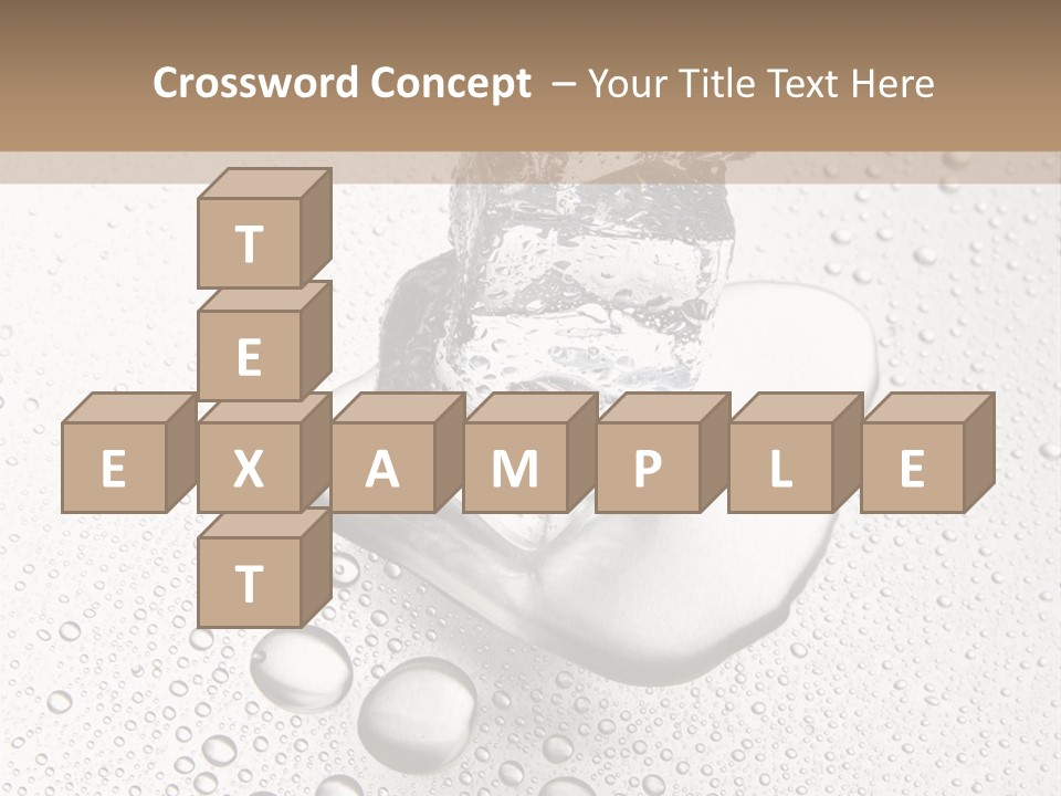 Melt Refreshing Cold PowerPoint Template