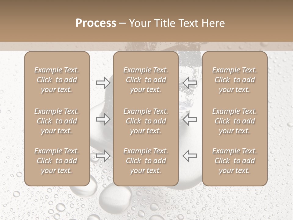 Melt Refreshing Cold PowerPoint Template