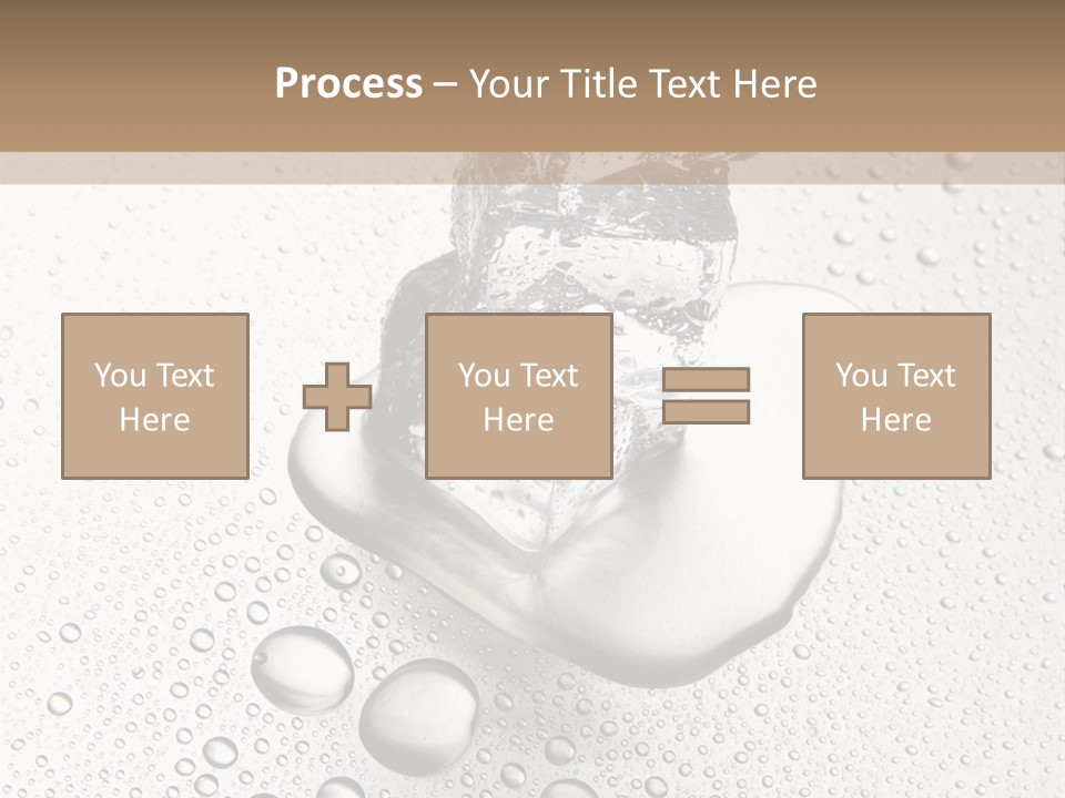 Melt Refreshing Cold PowerPoint Template