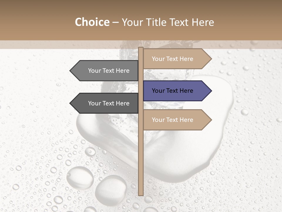 Melt Refreshing Cold PowerPoint Template