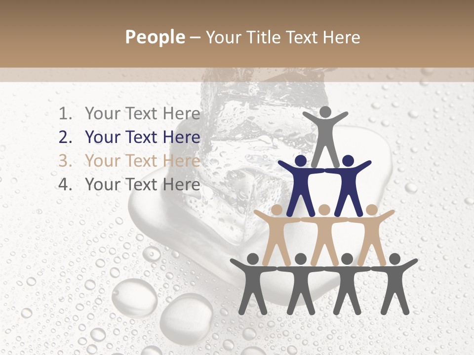 Melt Refreshing Cold PowerPoint Template