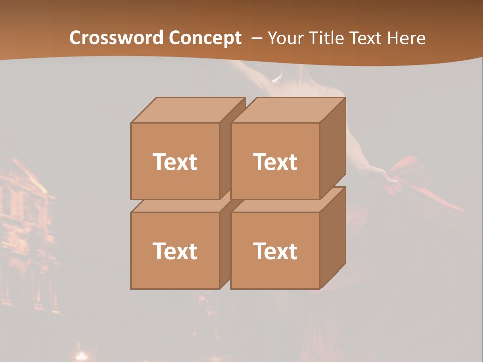 Person Rose Clothing PowerPoint Template