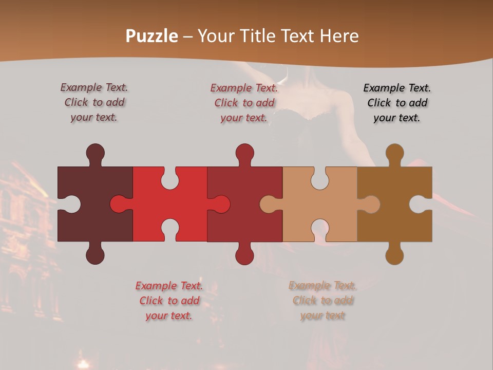 Person Rose Clothing PowerPoint Template