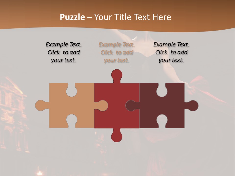 Person Rose Clothing PowerPoint Template