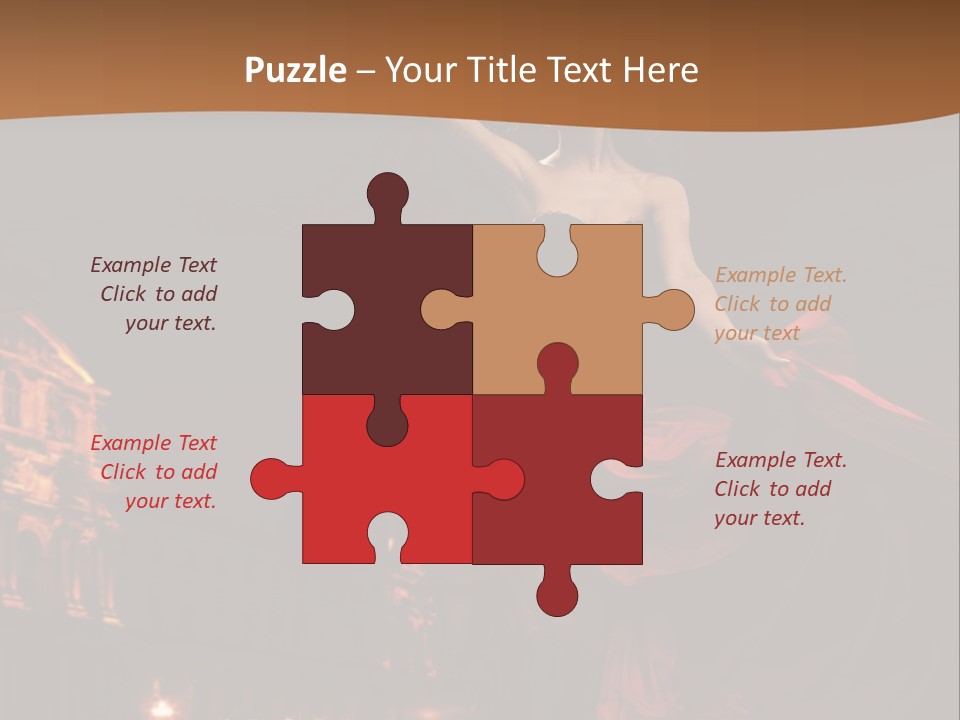 Person Rose Clothing PowerPoint Template