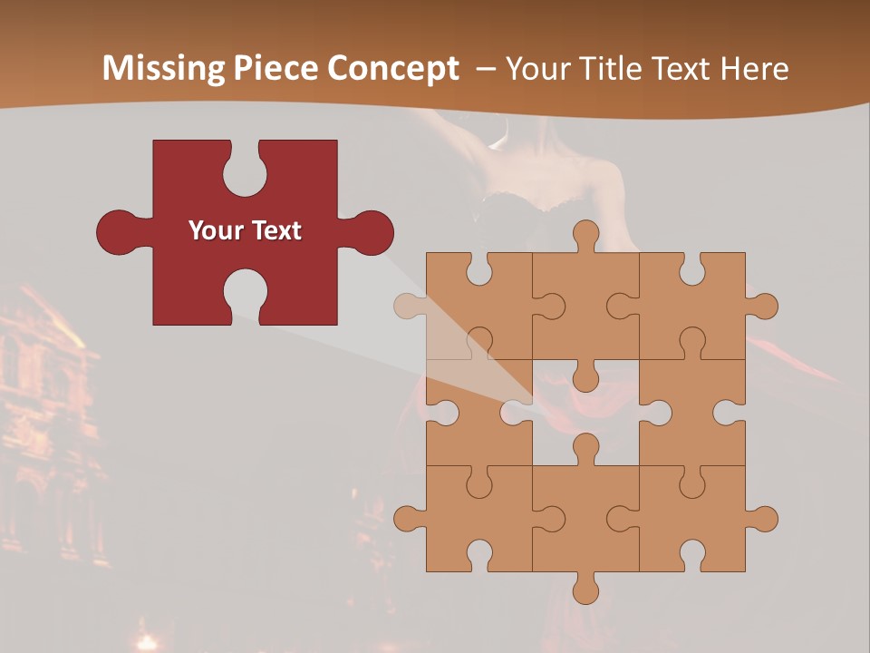 Person Rose Clothing PowerPoint Template