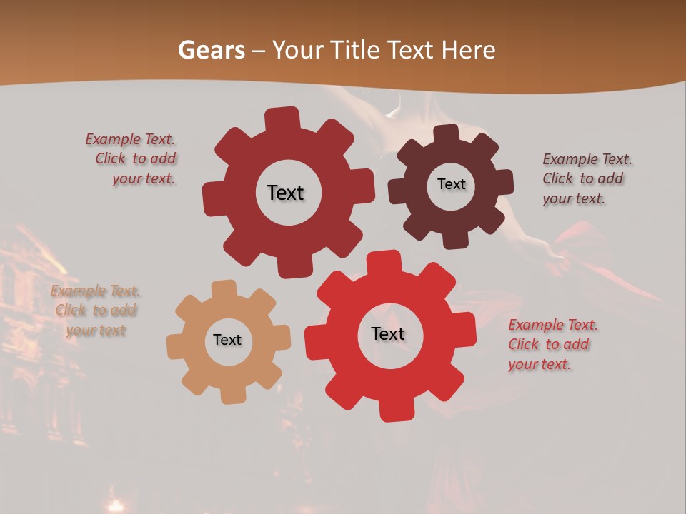 Person Rose Clothing PowerPoint Template