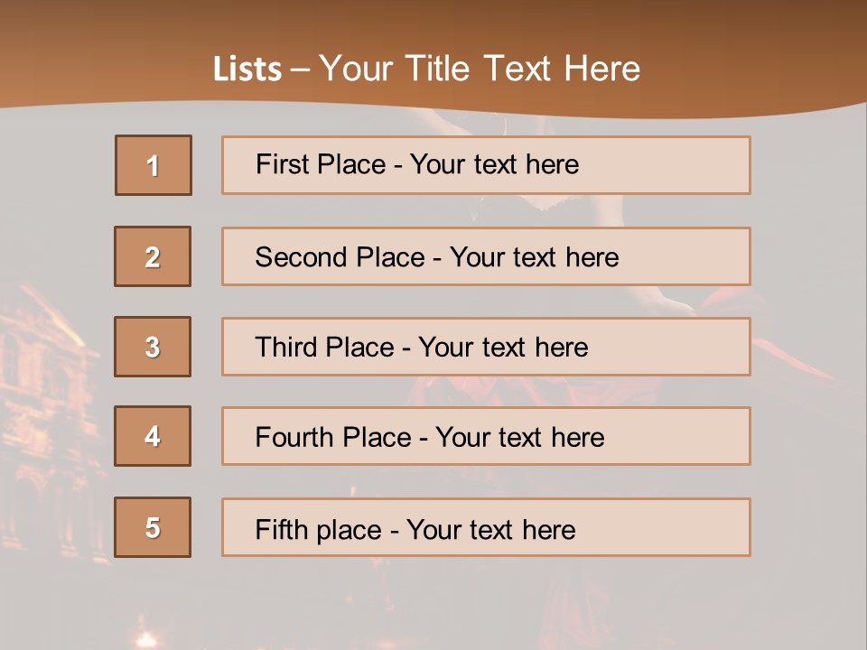 Person Rose Clothing PowerPoint Template