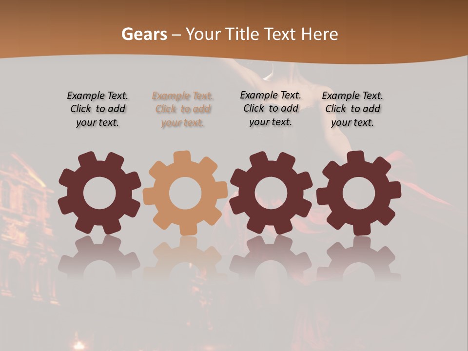 Person Rose Clothing PowerPoint Template