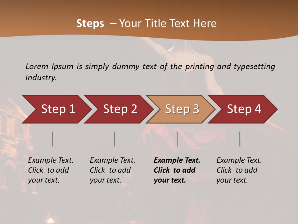 Person Rose Clothing PowerPoint Template