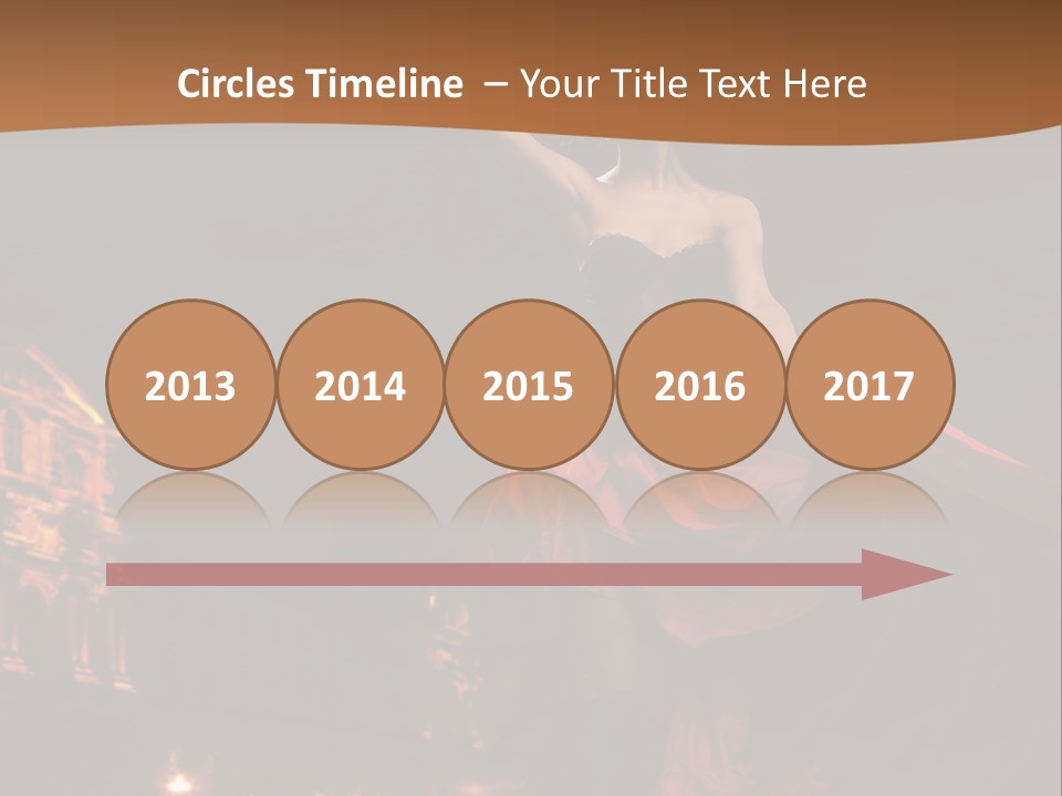 Person Rose Clothing PowerPoint Template