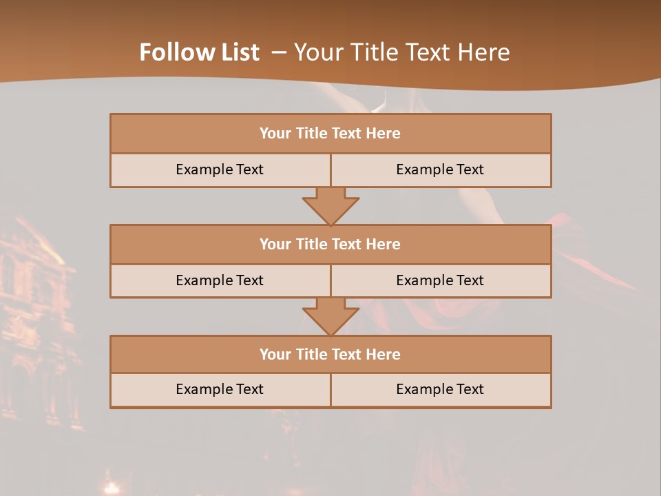 Person Rose Clothing PowerPoint Template