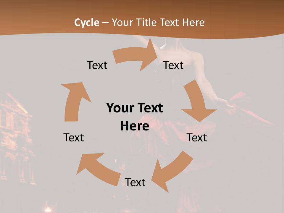 Person Rose Clothing PowerPoint Template