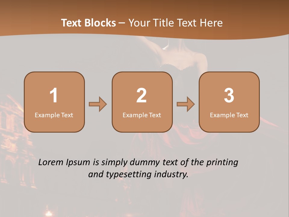 Person Rose Clothing PowerPoint Template