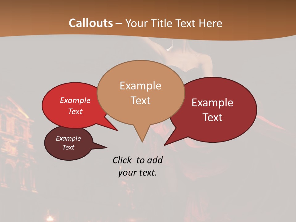 Person Rose Clothing PowerPoint Template