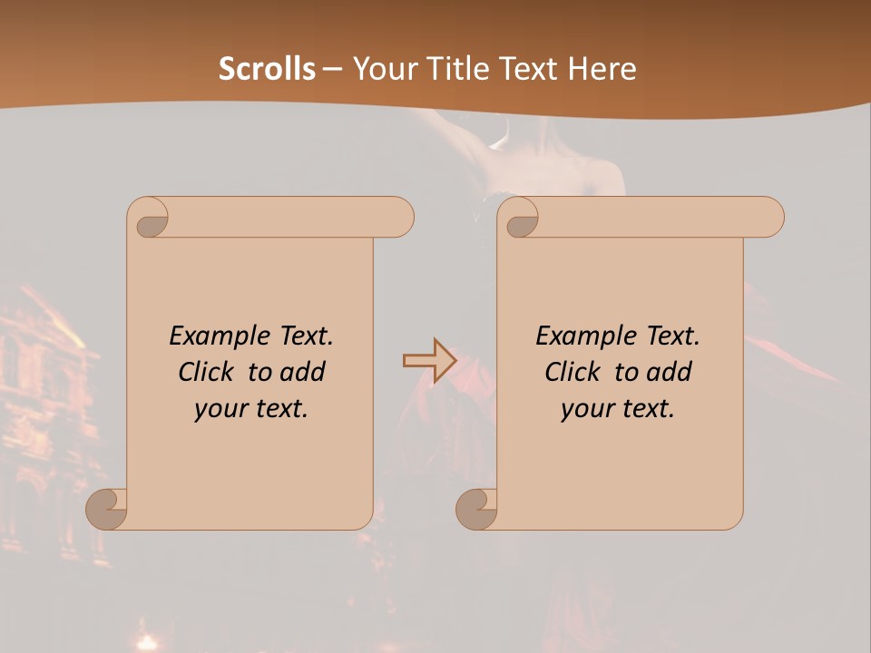 Person Rose Clothing PowerPoint Template