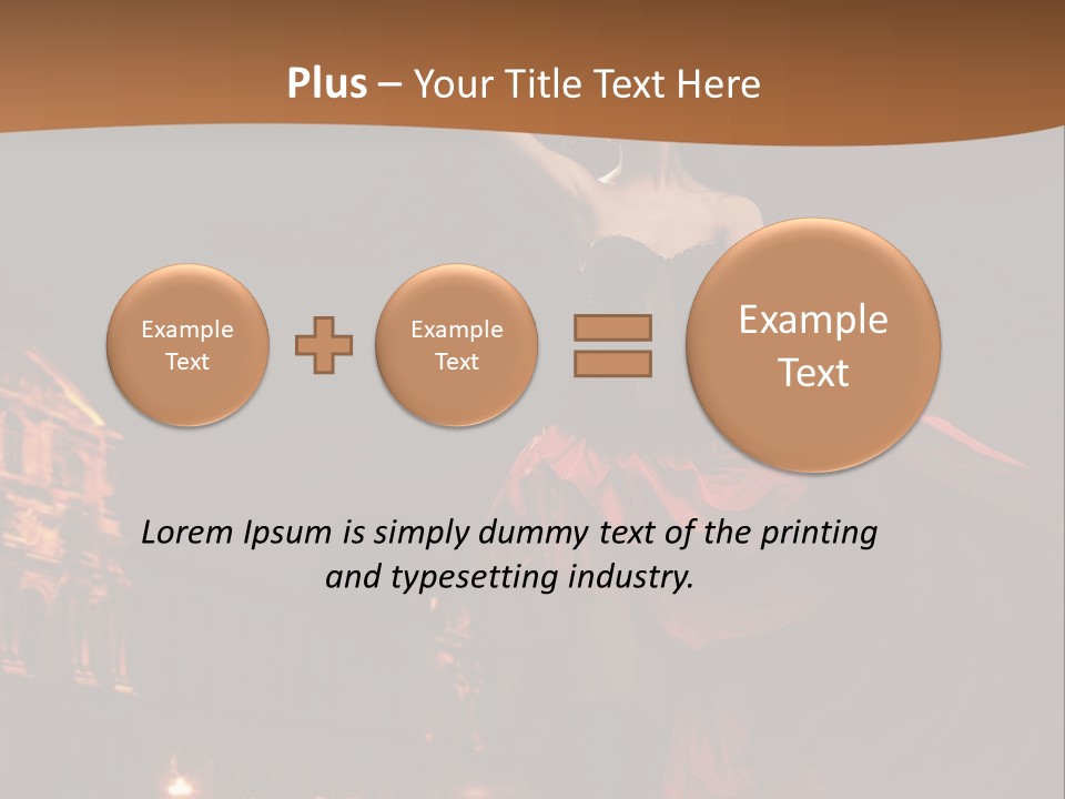 Person Rose Clothing PowerPoint Template