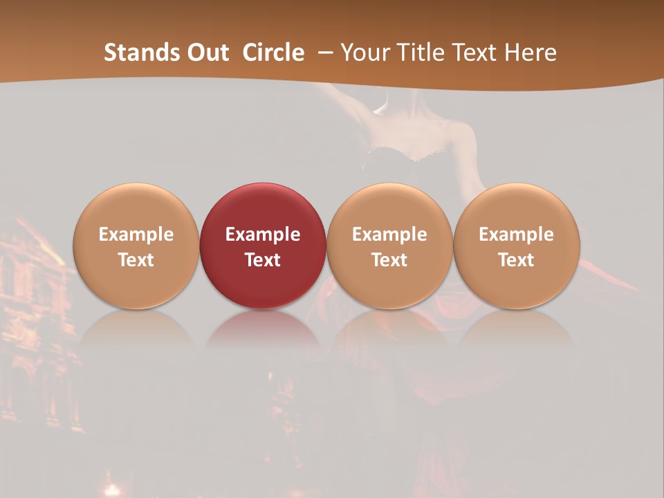 Person Rose Clothing PowerPoint Template