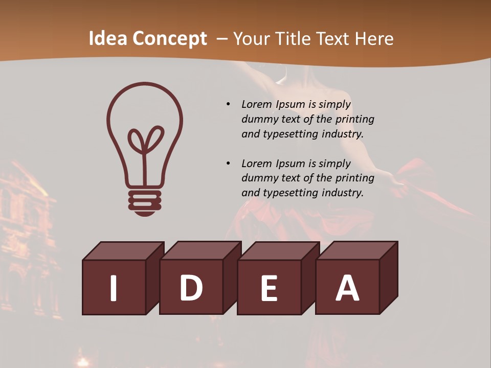 Person Rose Clothing PowerPoint Template