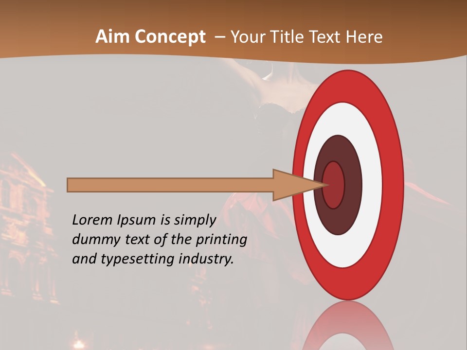 Person Rose Clothing PowerPoint Template