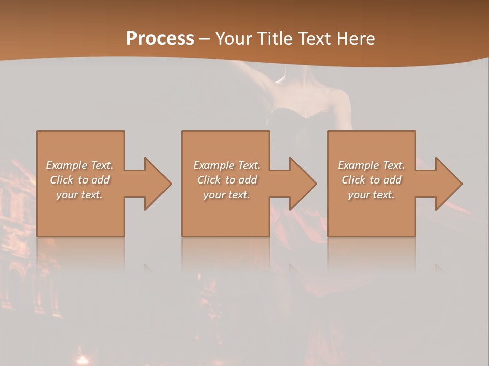 Person Rose Clothing PowerPoint Template