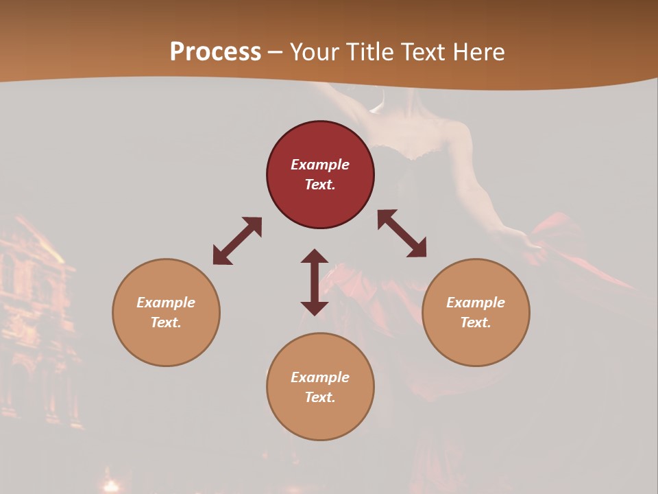 Person Rose Clothing PowerPoint Template