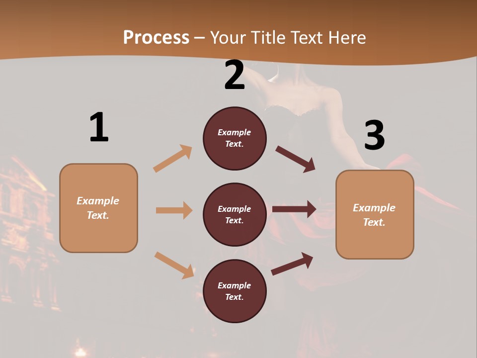 Person Rose Clothing PowerPoint Template