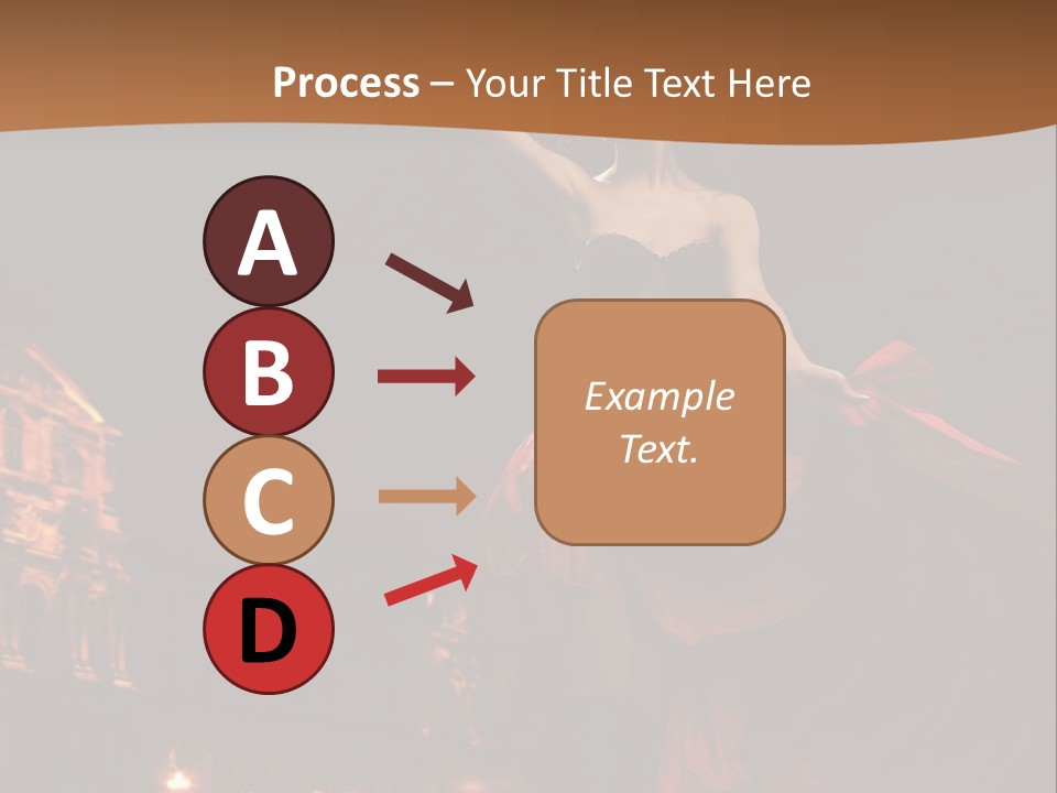 Person Rose Clothing PowerPoint Template