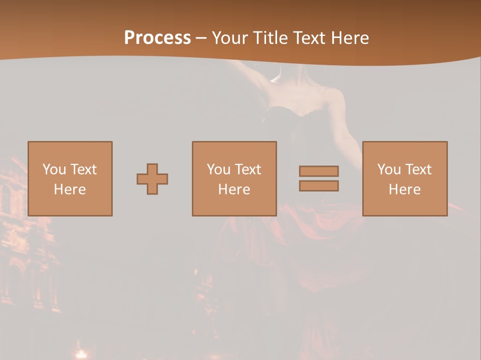 Person Rose Clothing PowerPoint Template