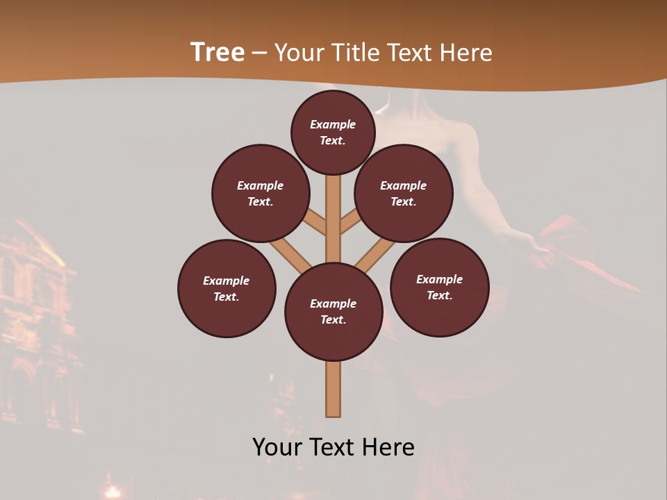 Person Rose Clothing PowerPoint Template