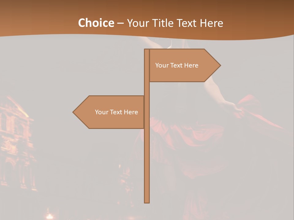 Person Rose Clothing PowerPoint Template