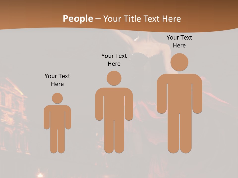 Person Rose Clothing PowerPoint Template