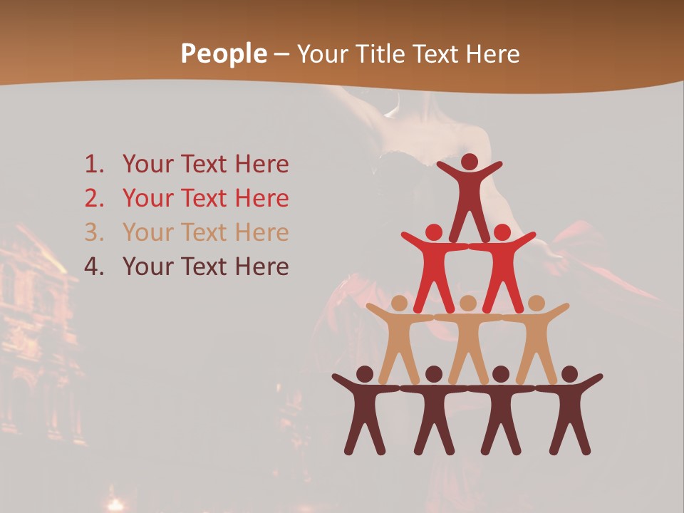 Person Rose Clothing PowerPoint Template